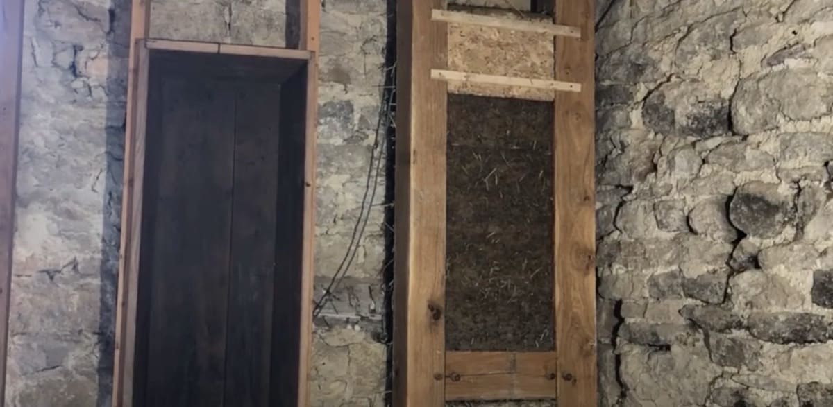 isolamento interno - Isolamento interno in paglia e argilla 5 isolamento interno - Isolamento interno in paglia e argilla 5