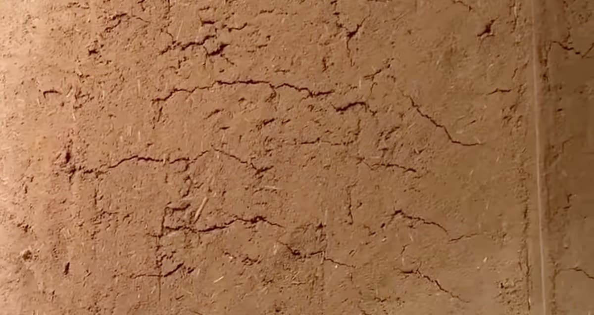 finitura interna parete - Intonaco in argilla in bagno 2